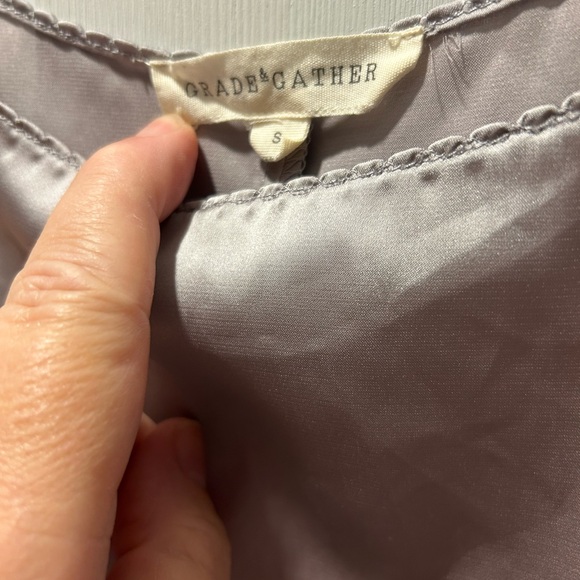 Grade & Gather Gray Camisole Size S - Picture 2 of 3